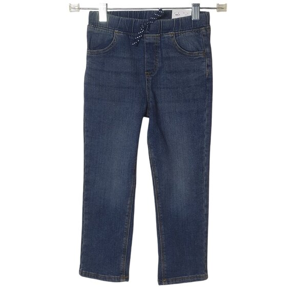 Jumping Beans Boys 5T Straight Leg Jeans  Functional Drawcord Comfort Waistband - Picture 1 of 7